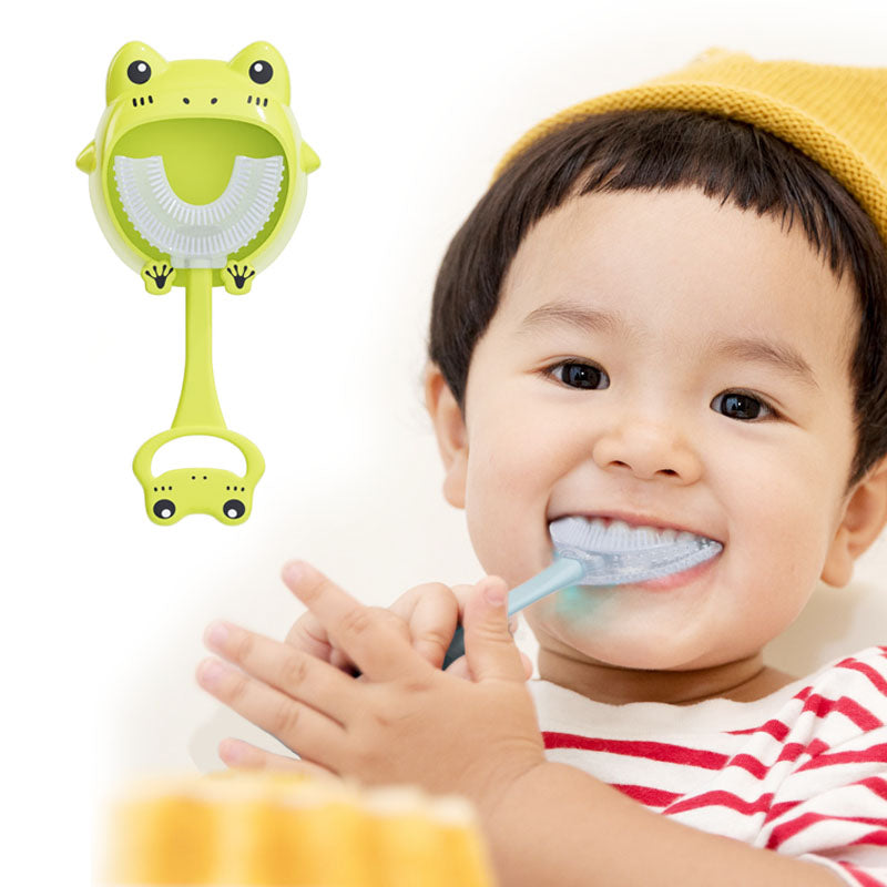 ToothSaver | Effortless Fun C-Shape Brush for Kids with Shake-Clean Technology