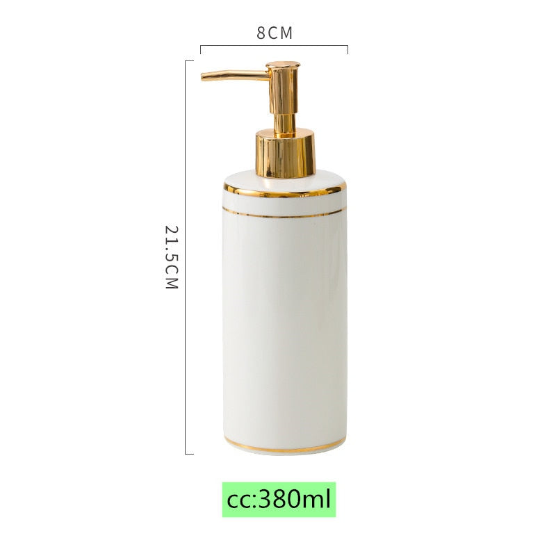 Elegance Storage Bottle | Ceramic Storage Bottle for Stylish Bathrooms